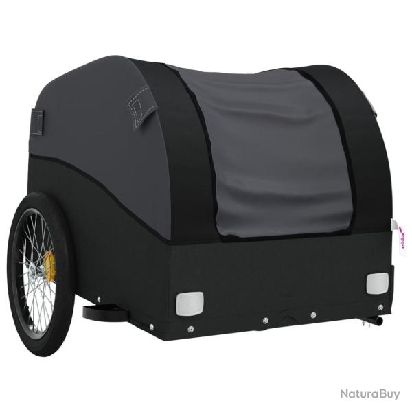 Remorque chariot transport de v�lo 30 kg fer noir 02_0044067