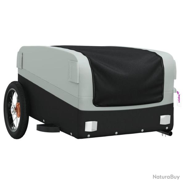 Remorque chariot transport de v�lo 30 kg fer gris 02_0044091