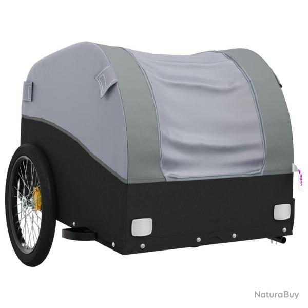 Remorque chariot transport de v�lo 30 kg fer gris 02_0044090