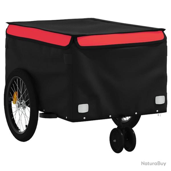 Remorque chariot transport de v�lo 30 kg fer rouge 02_0044173