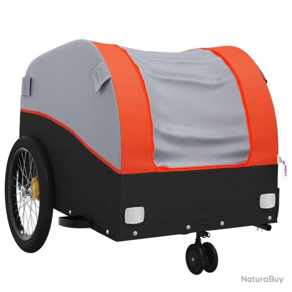 Remorque chariot transport de v�lo 30 kg fer Orange 02_0044153