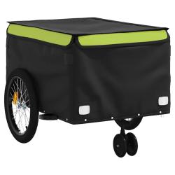 Remorque chariot transport de v&eacute;lo 45 kg fer vert 02_0044133