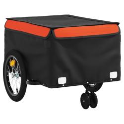 Remorque chariot transport de v&eacute;lo 45 kg fer Orange 02_0044169