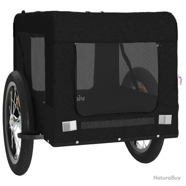 Remorque chariot transport de v�lo pour animaux de compagnie noir 02_0044221