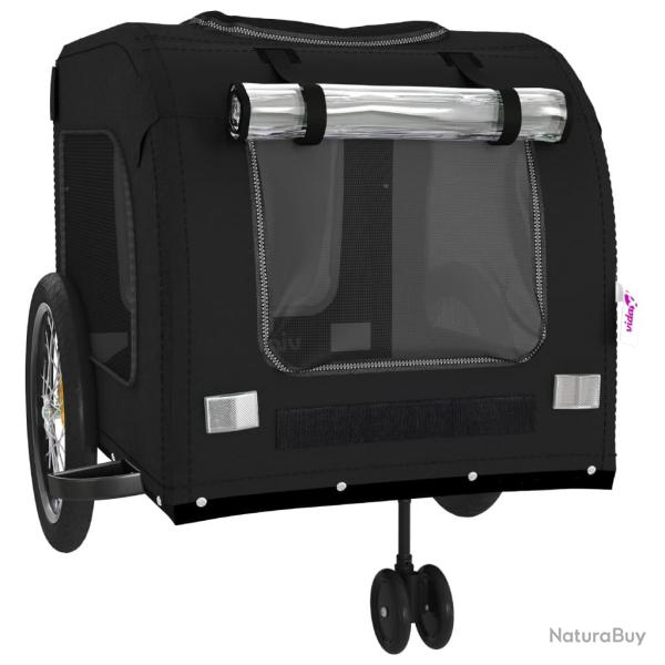 Remorque chariot transport de v�lo pour animaux de compagnie noir 02_0044232