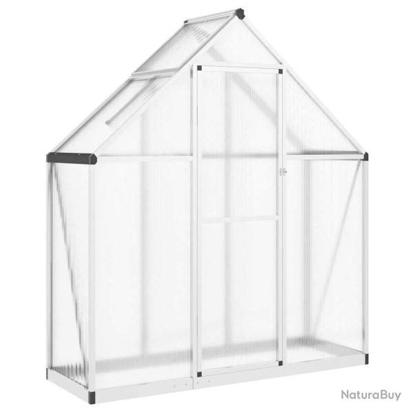 Serre tente abri plante fleur l�gumes avec cadre de base argent 169 x 58 x 195 cm aluminium Argent