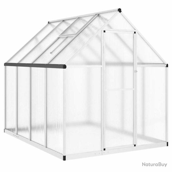 Serre tente abri plante fleur l�gumes avec cadre de base argent� 224 x 169 x 195 cm aluminium Argen