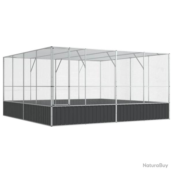 Voli�re cage � oiseaux argent� 418 x 414 x 212 cm acier 02_0045641