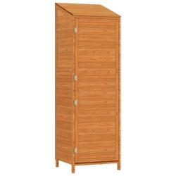 Remise de jardin 55 x 52 x 174,5 cm bois de sapin solide marron 02_0044054