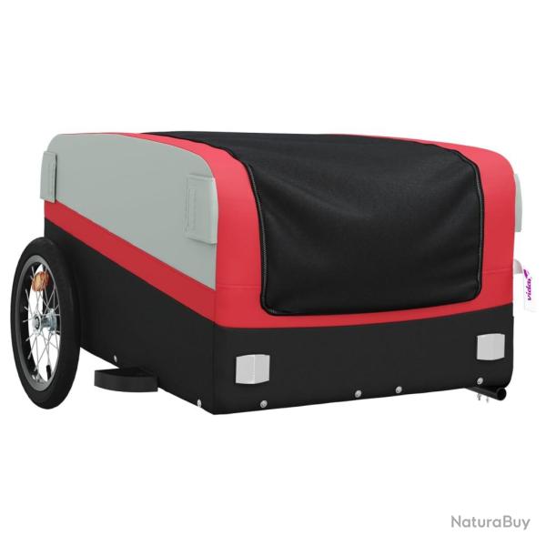 Remorque chariot transport de v�lo 45 kg fer rouge 02_0044177