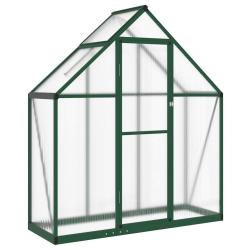 Serre tente abri plante fleur l&eacute;gumes avec cadre de base 169 x 58 x 195 cm aluminium vert 02_0044493