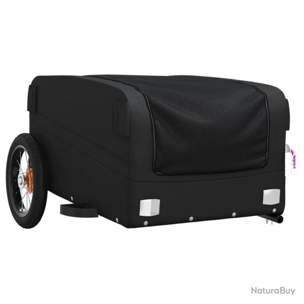 Remorque chariot transport de v�lo 30 kg fer noir 02_0044066