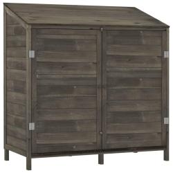 Remise de jardin 102 x 52 x 112 cm bois de sapin solide anthracite 02_0044040