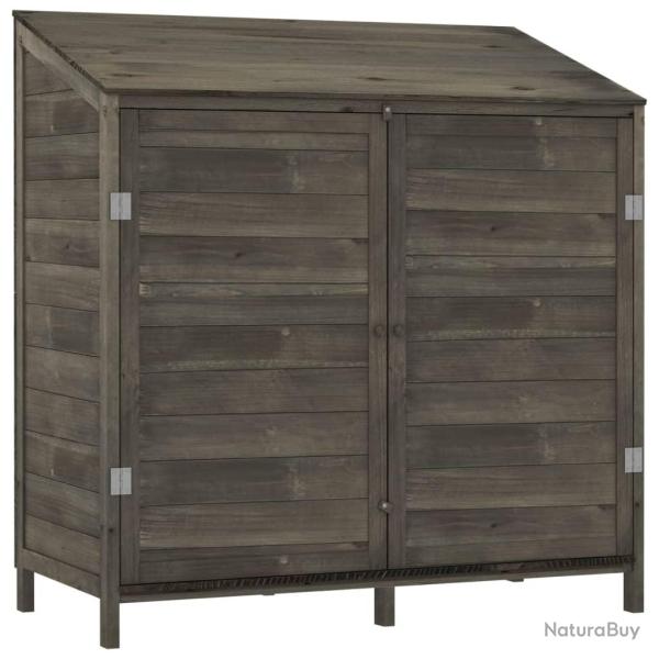 Remise de jardin 102 x 52 x 112 cm bois de sapin solide anthracite 02_0044040