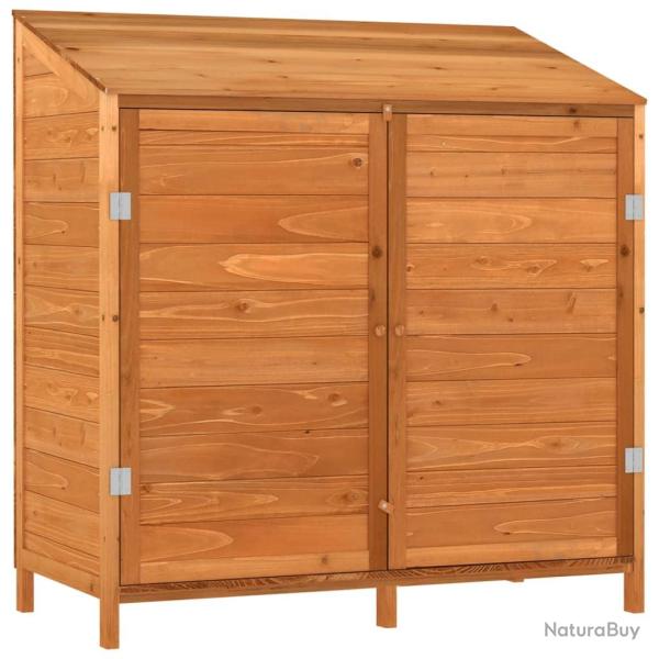 Remise de jardin 102 x 52 x 112 cm bois de sapin solide marron 02_0044042