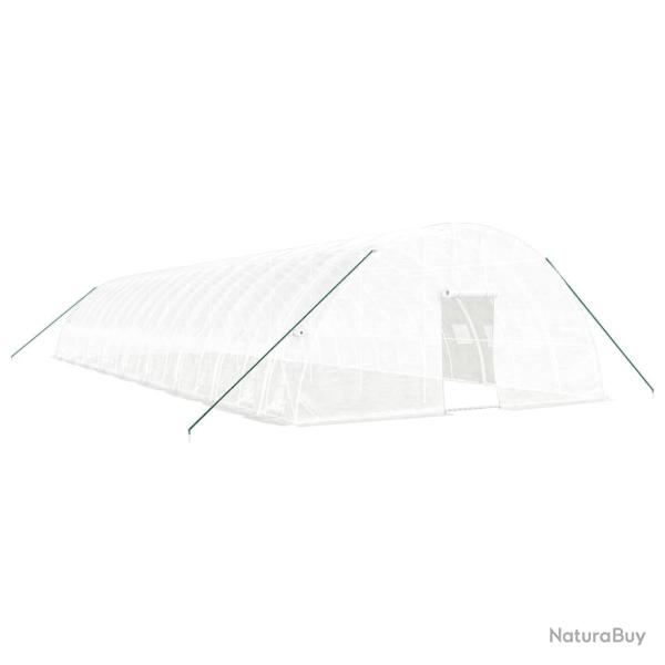 Serre tente abri plante fleur l�gumes avec cadre en acier 108 m� 18 x 6 x 2,85 m blanc 02_0044531