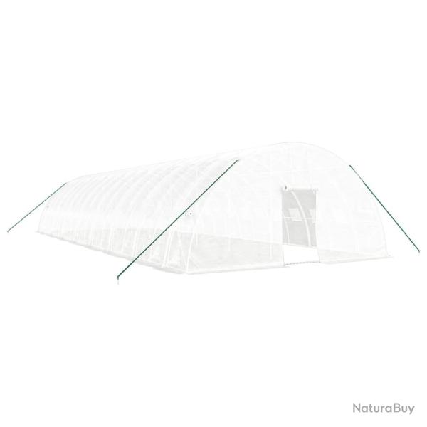 Serre tente abri plante fleur l�gumes avec cadre en acier 96 m� 16 x 6 x 2,85 m blanc 02_0044643