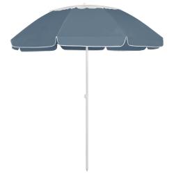 Parasol de plage bleu 300 cm 02_0008383