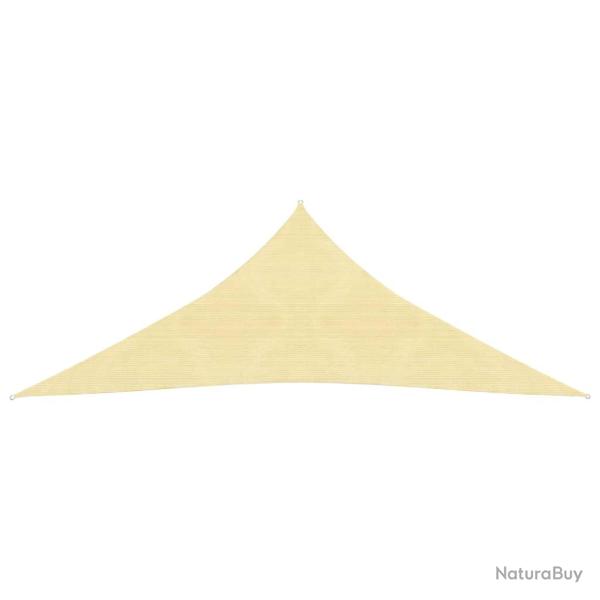 Parasol en pehd triangulaire 5 x 5 x 5 m beige 02_0008596