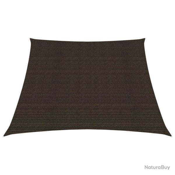 Voile d'ombrage 160 g/m� marron 3/4 x 3 m pehd 02_0009152