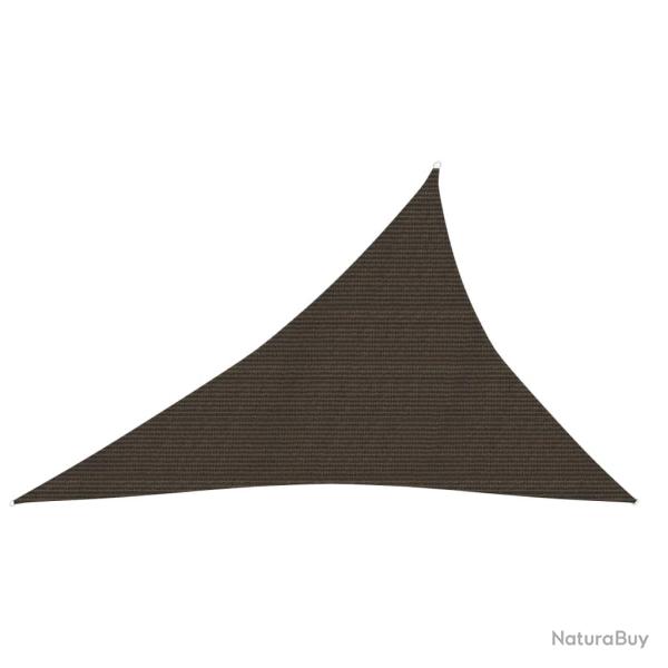 Voile d'ombrage 160 g/m� marron 3 x 4 x 5 m pehd 02_0009158