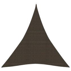 Voile d'ombrage 160 g/m&sup2; marron 5 x 7 x 7 m pehd 02_0009176
