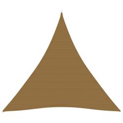 Voile d'ombrage 160 g/m&sup2; taupe 5 x 5 x 5 m PEHD 02_0009330