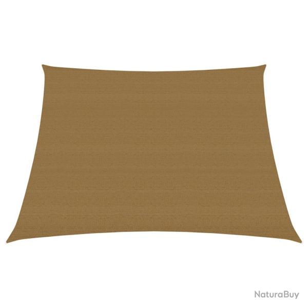 Voile d'ombrage 160 g/m� taupe 4/5 x 3 m PEHD 02_0009321