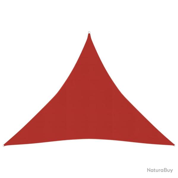 Voile d'ombrage 160 g/m� rouge 5 x 5 x 5 m PEHD 02_0009286