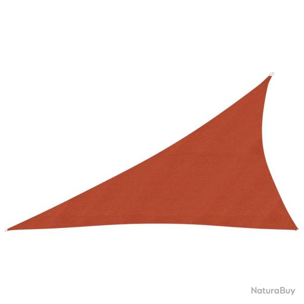 Voile d'ombrage 160 g/m� terre cuite 4 x 5 x 6,8 m PEHD 02_0009353
