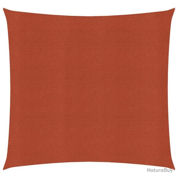 Voile d'ombrage 160 g/m� terre cuite 7 x 7 m PEHD 02_0009358