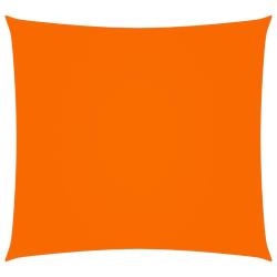 Voile toile d'ombrage parasol tissu oxford carr&eacute; 6 x 6 m orange 02_0009531