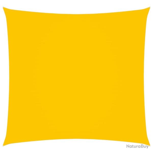 Voile toile d'ombrage parasol tissu oxford carr� 4,5 x 4,5 m jaune 02_0009496