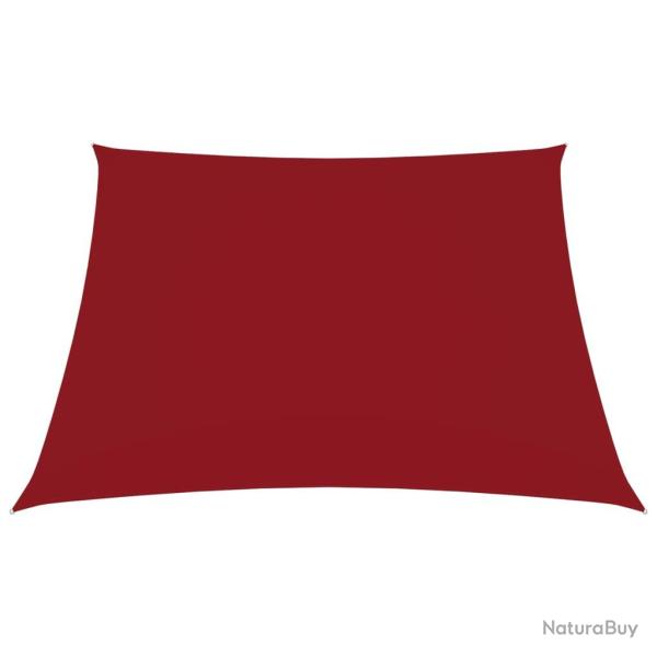 Voile toile d'ombrage parasol tissu oxford carr� 6 x 6 m rouge 02_0009532