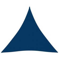 Voile toile d'ombrage parasol tissu oxford triangulaire 4 x 5 x 5 m bleu 02_0009889