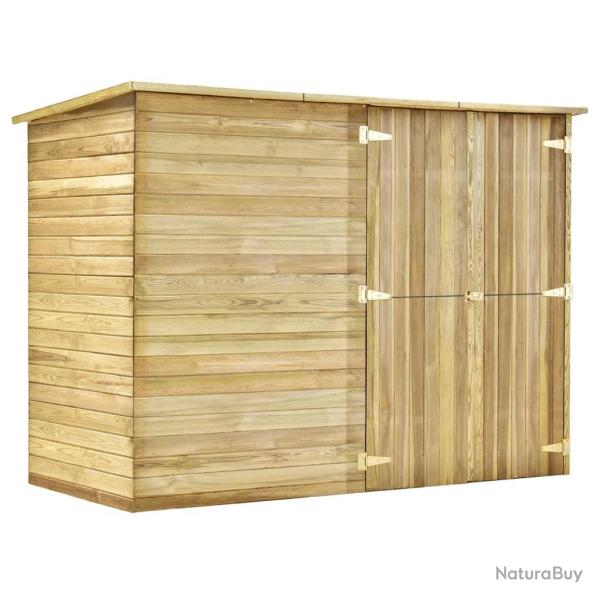 Abri de jardin cabane cabanon maison de stockage remise ext�rieur hangar outils robuste 232 x 110 x