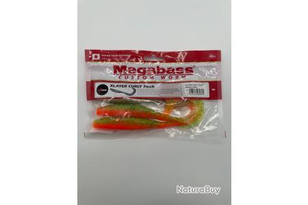 Leurre Souple Grub X-LAYER CURLY 3,5" De MEGABASS