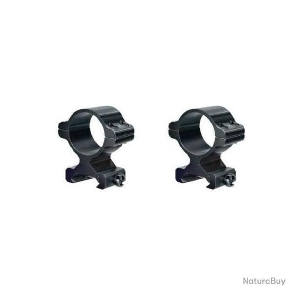 Montage aluminium Tasco mat - Diam 30 mm Bas - Moyen