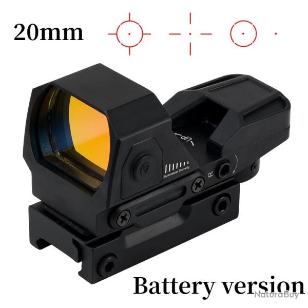 Lunette de vise  4 points rouge -HD101AJ--20MM Paiement en 3 ou 4 fois -LIVRAISON GRATUITE !