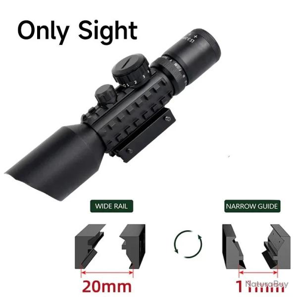 Lunette de chasse tactique Airsoft 3-10x42E -**M9 Paiement en 3 ou 4 fois -LIVRAISON GRATUITE !