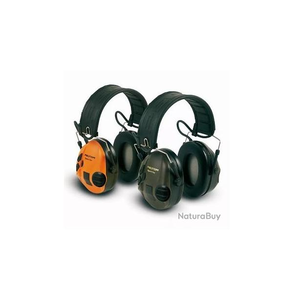 CASQUE PELTOR SPORTAC VERTE/ORANGE