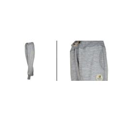 Pantalon femme laine m&eacute;rinos chaud gris clair XL (extra large)