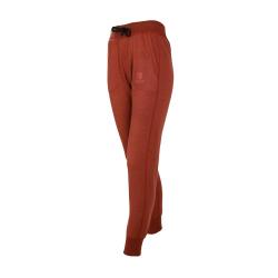 Pantalon femme survetement laine m&eacute;rinos S (small) terre de sienne