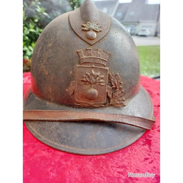 Casque ADRIAN pompier mod 26 WW2