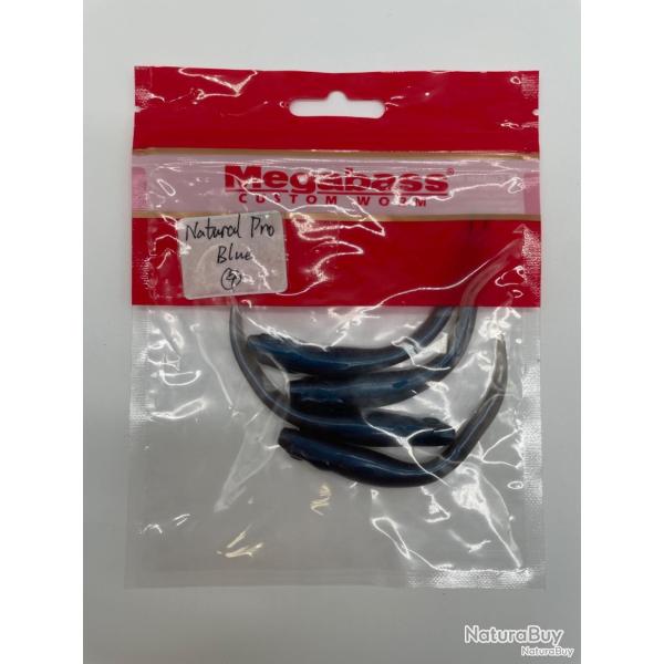 Leurre souple megabass Hazedong 4" natural pro blue X4