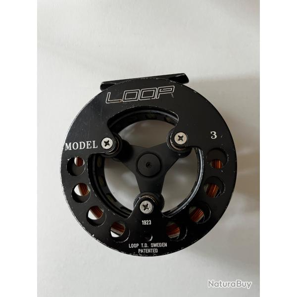 Moulinet LOOP Model 3 + 1 Bobine suppl�mentaire + 2 soies