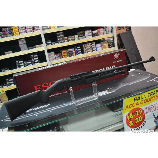 FUSIL A POMPE HATSAN ESCORT SLUG CALIBRE 12/76 CANON DE 61 CM RAYURES HELICO�DALES NEUF