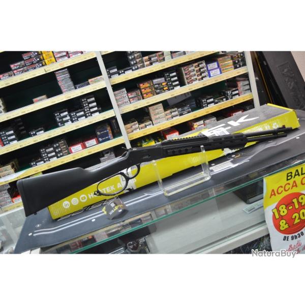 CARABINE A LEVIER SOUS GARDE HUGTEK MODEL LVR44 CALIBRE 44 MAG CANON DE 51 CM NEUVE