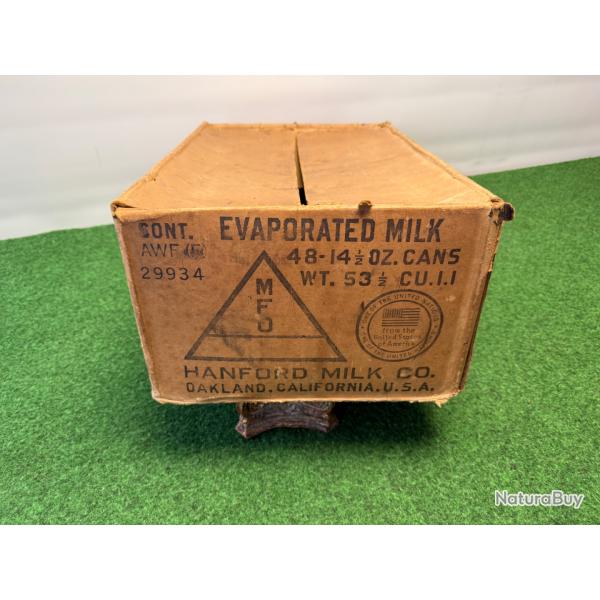 CARTON DE RATION  U S ARMY  V2 S  W W 2