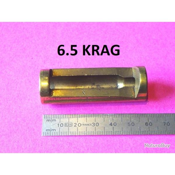 chambre en bronze de controle pour cartouches calibre 6.5 KRAG - VENDU PAR JEPERCUTE (D25B110)